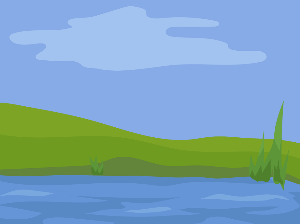 Pond nature background