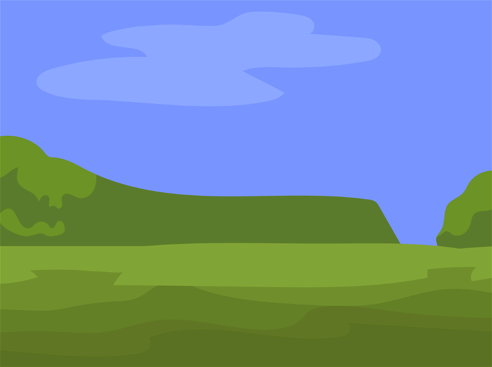 Valley nature background