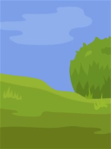 Valley with a tree background