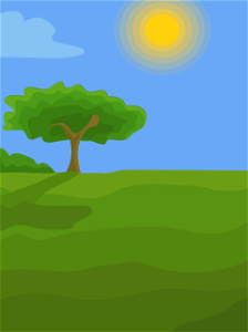 Woodland edge background