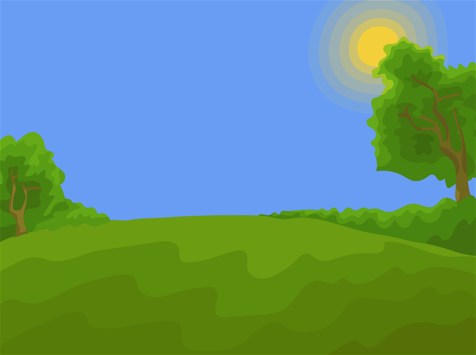 Woodland edge background