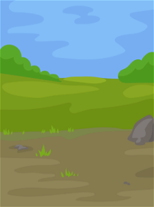 Green nature field background