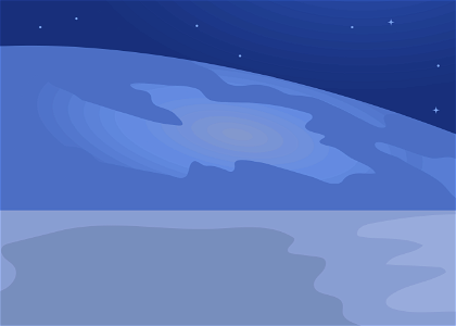 Space orbit background