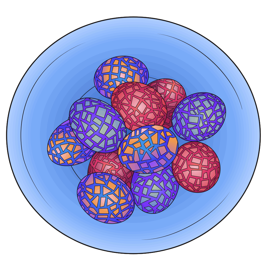 Mosaic eggs