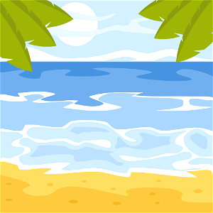 Sandy beach