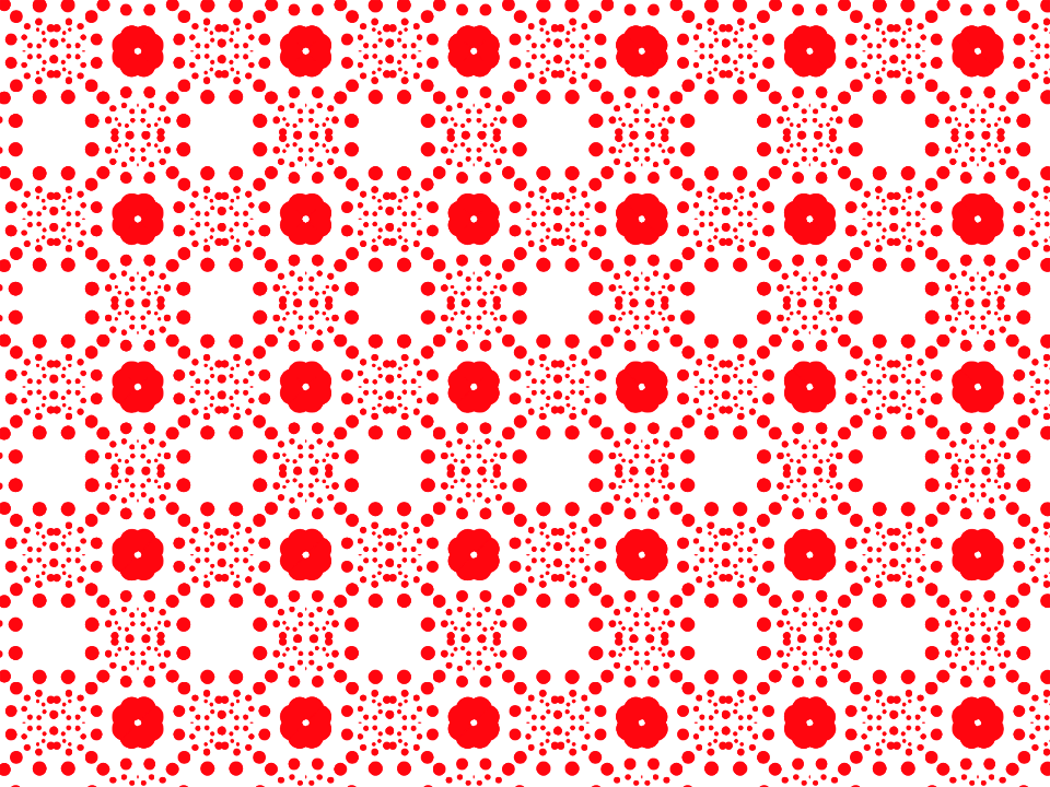 Background red dots