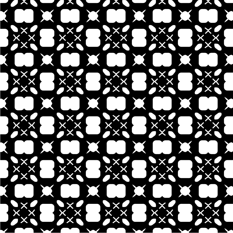 Black retro pattern