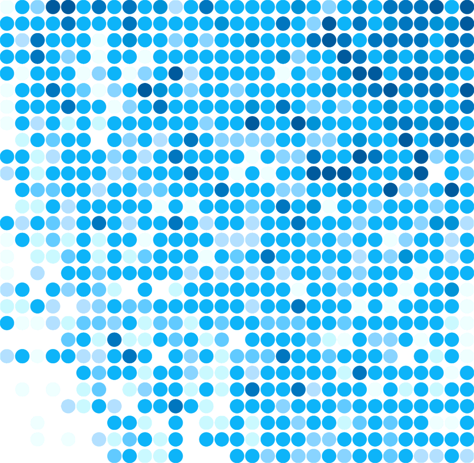 Blue dotted pattern