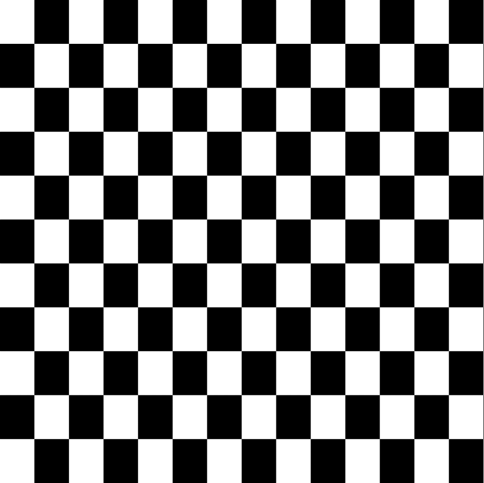 Checkered b w tiles