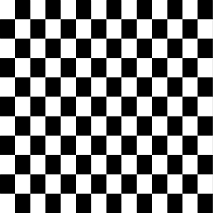 Checkered b w tiles