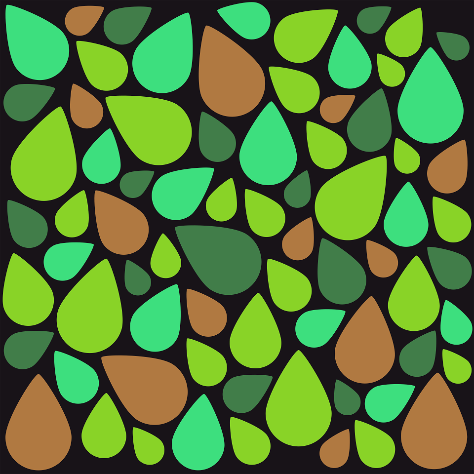 Colorful drops background