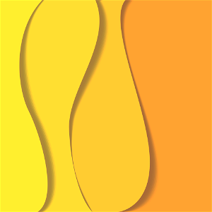 Curved yellow background