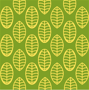 Foliage leaves pattern