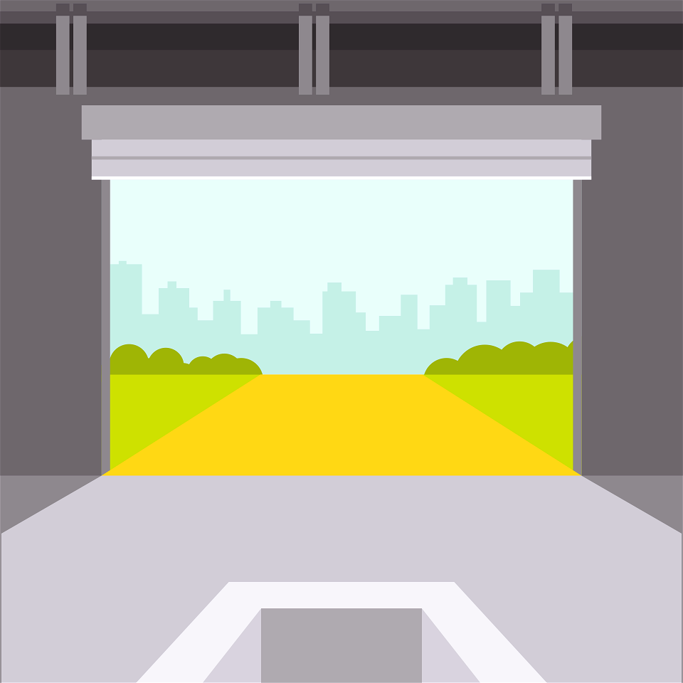Garage exit