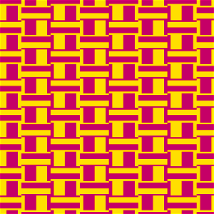 Geometric color pattern