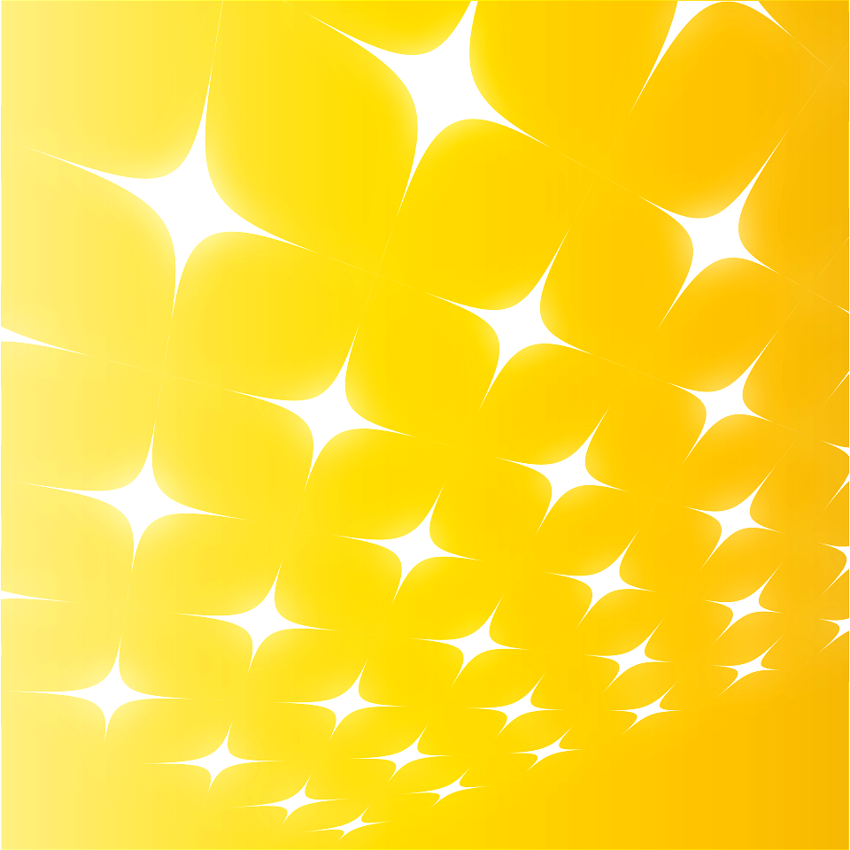 Glossy stars yellow