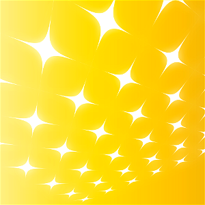 Glossy stars yellow