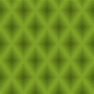 Green rhomboid pattern