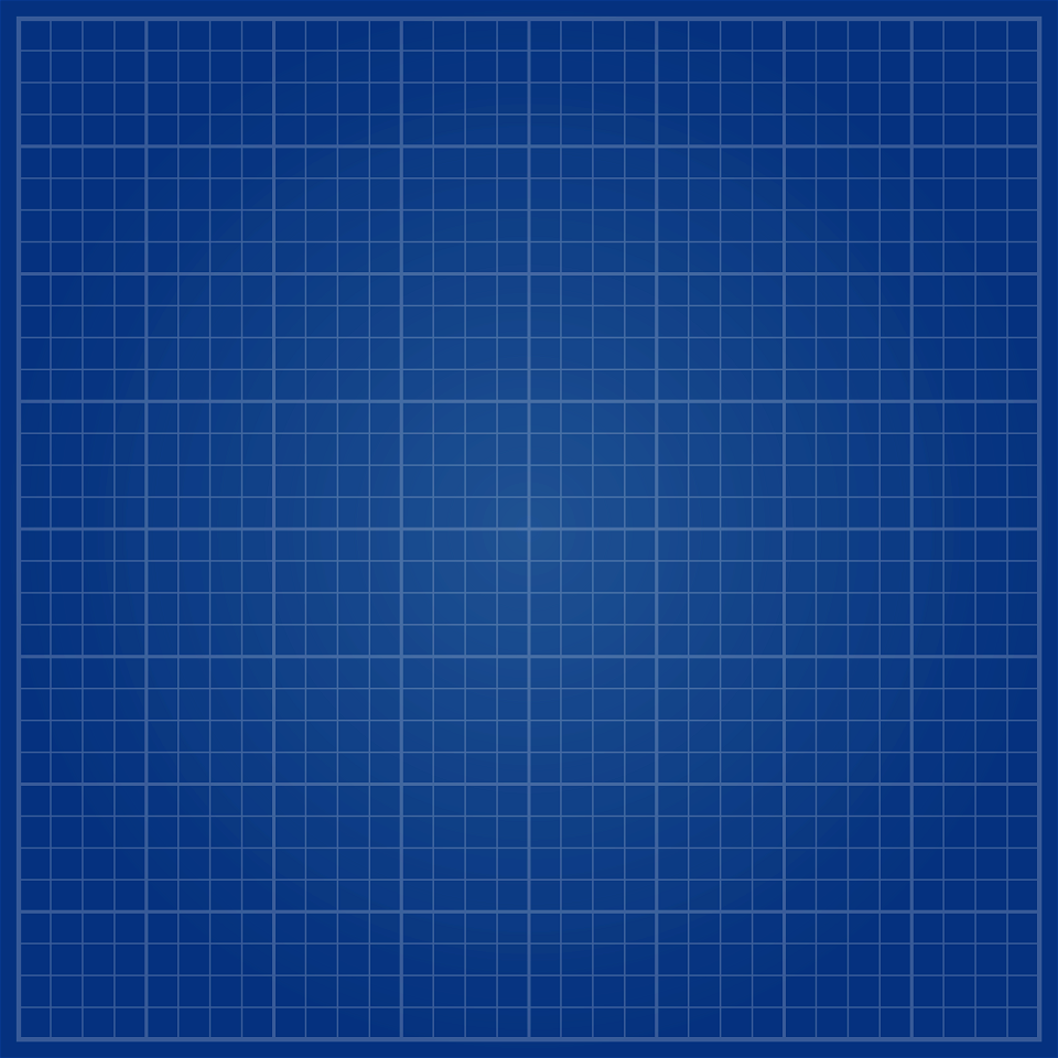 Grid blue background