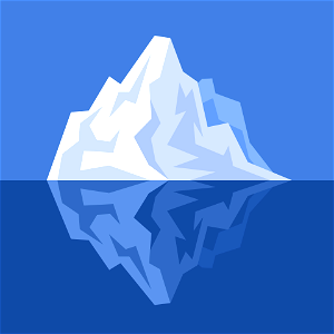 Iceberg sea