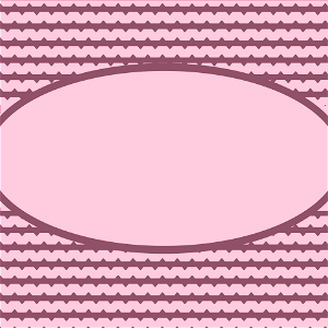 Pastel zigzag lines label