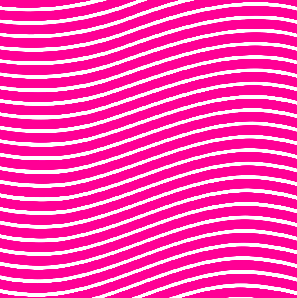 Pink curved lines