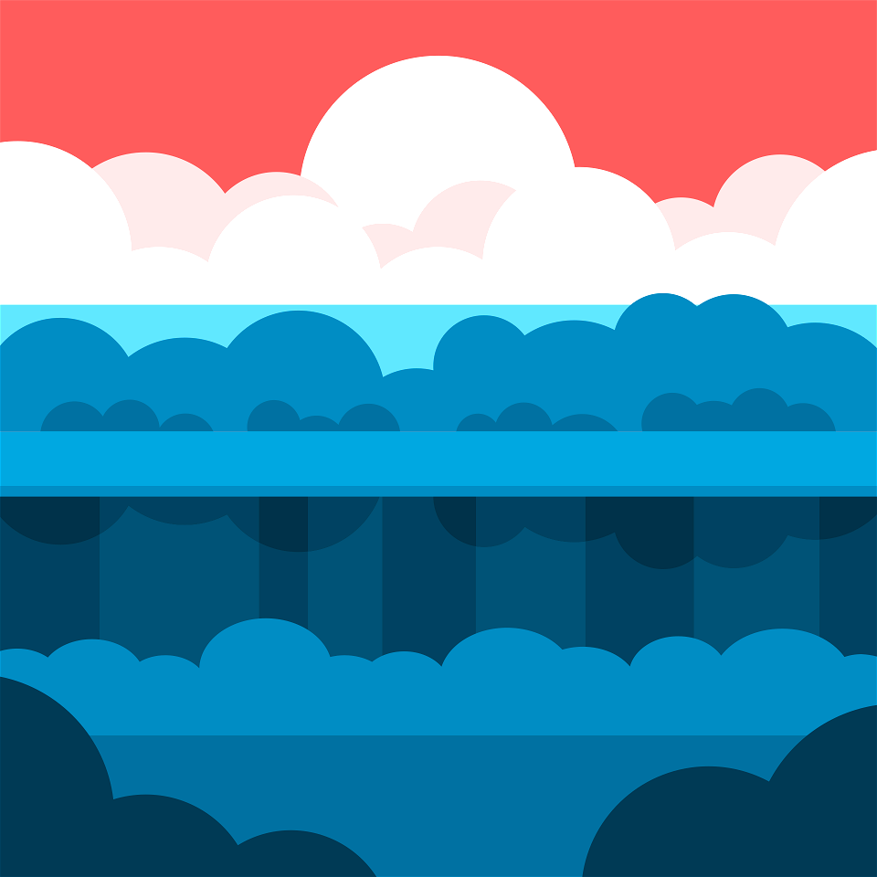 River sunset