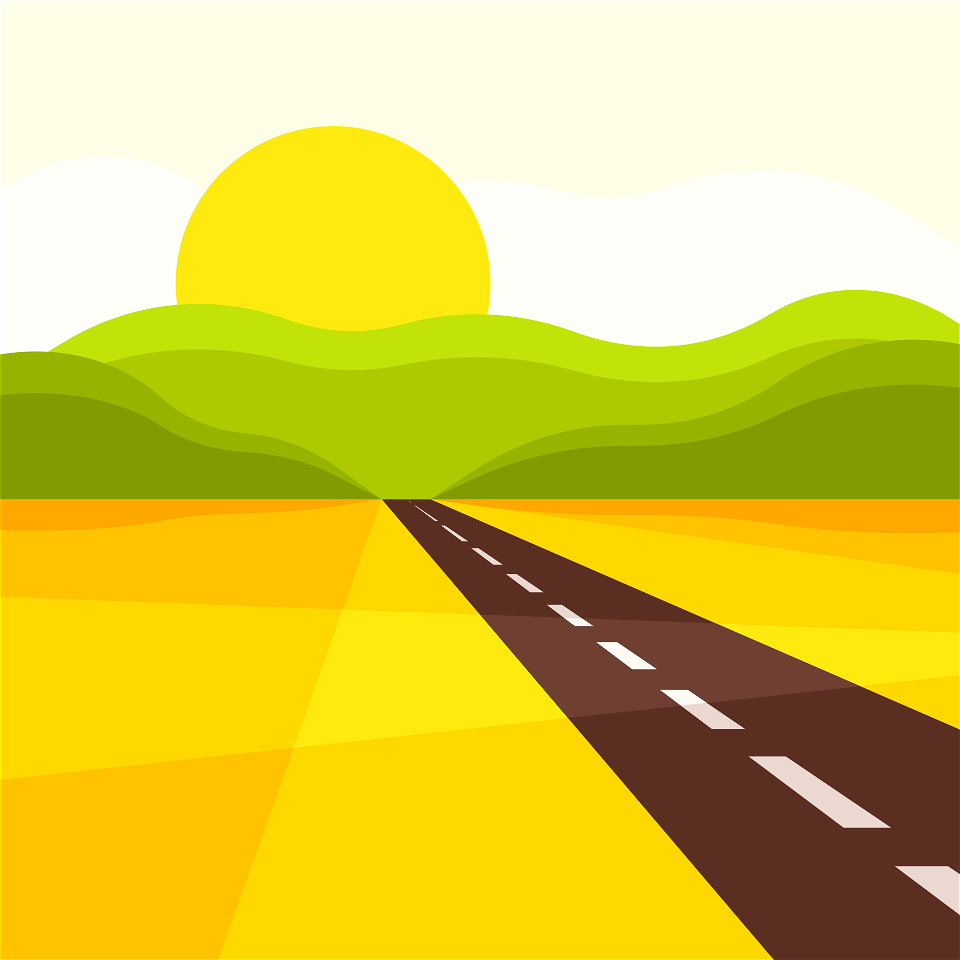 Road landscape