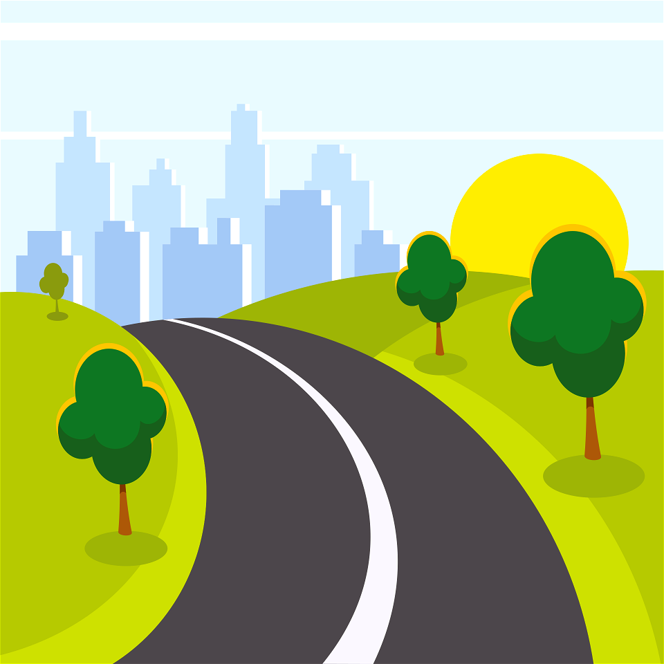 Road to city