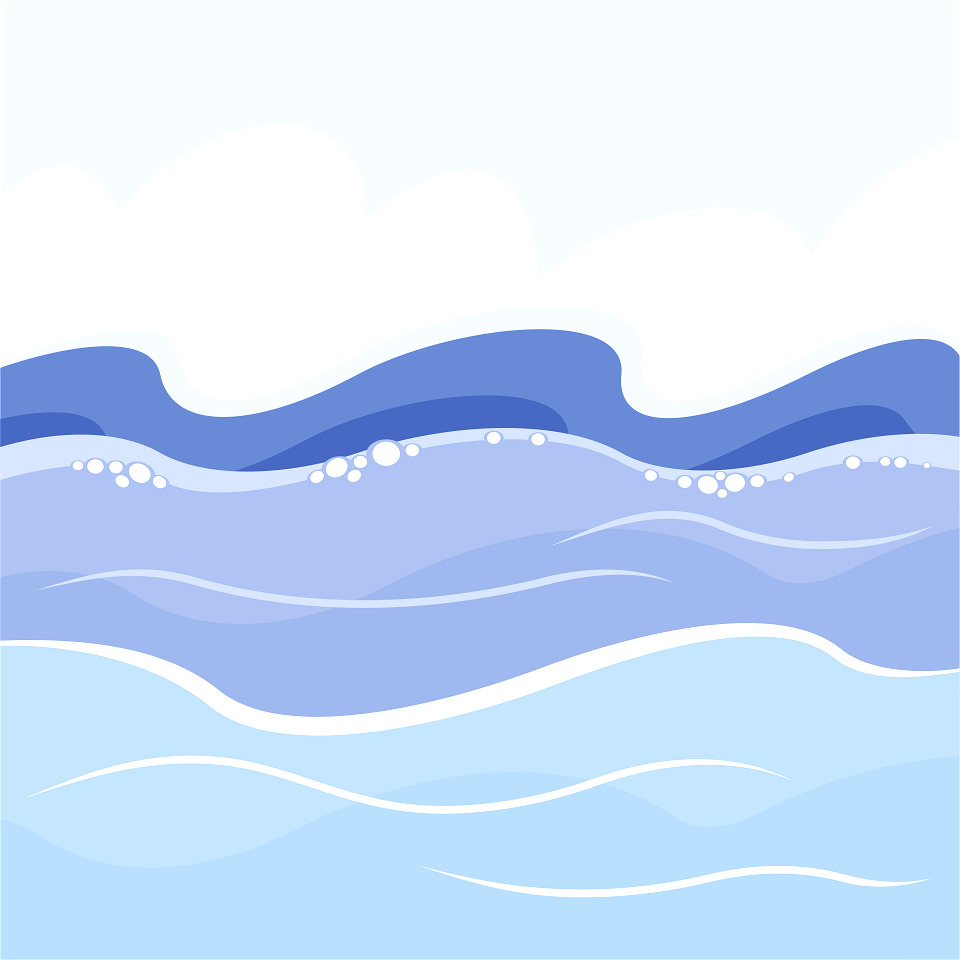 Seawater waves