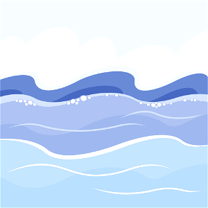 Seawater waves