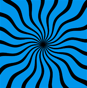 Sunbeams radial blue black