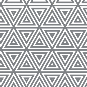Triangle pattern grey