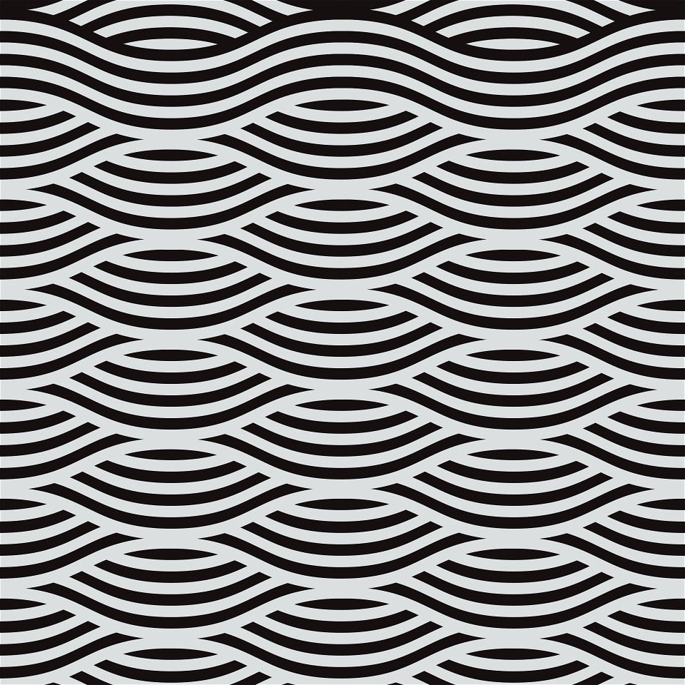 Waving lines pattern