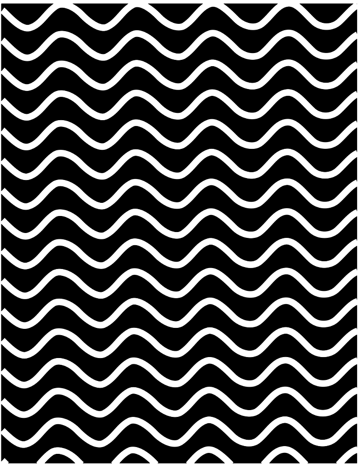 Wavy lines black
