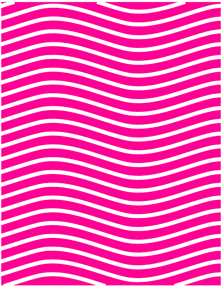 Wavy lines white
