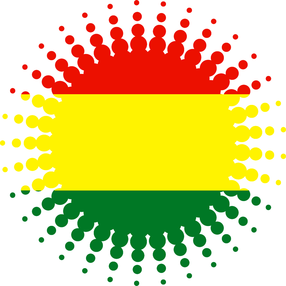 Bolivia halftone