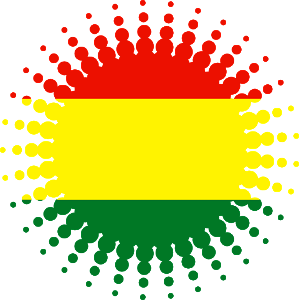 Bolivia halftone