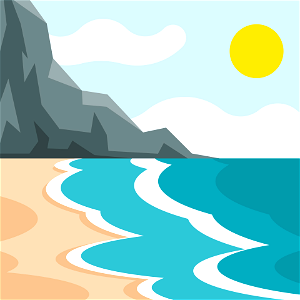 Wild beach