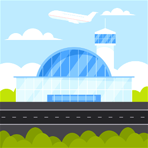 Airport building