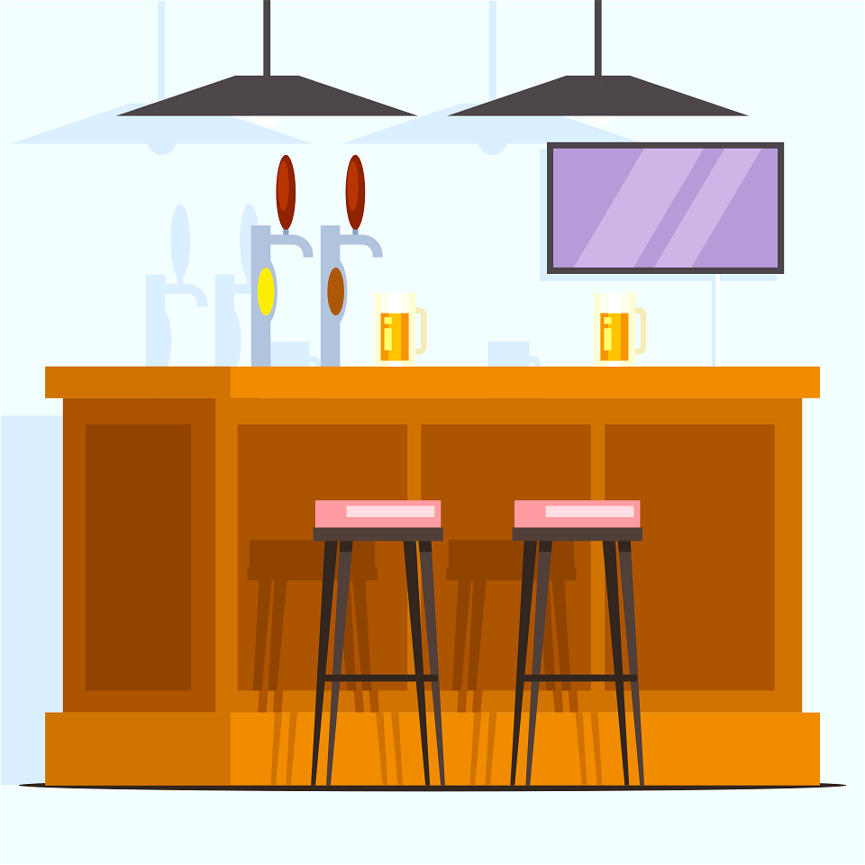 Beer pub interior