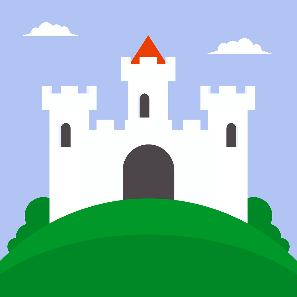 Castle on the mountain