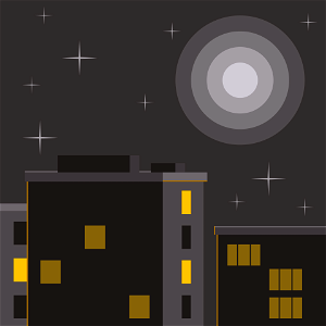 City night landscape
