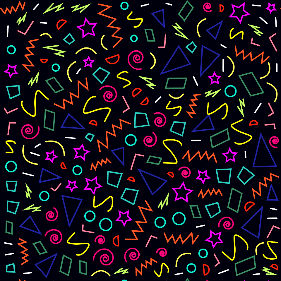 Confetti pattern background