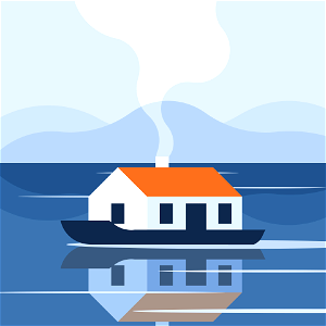 Floating house