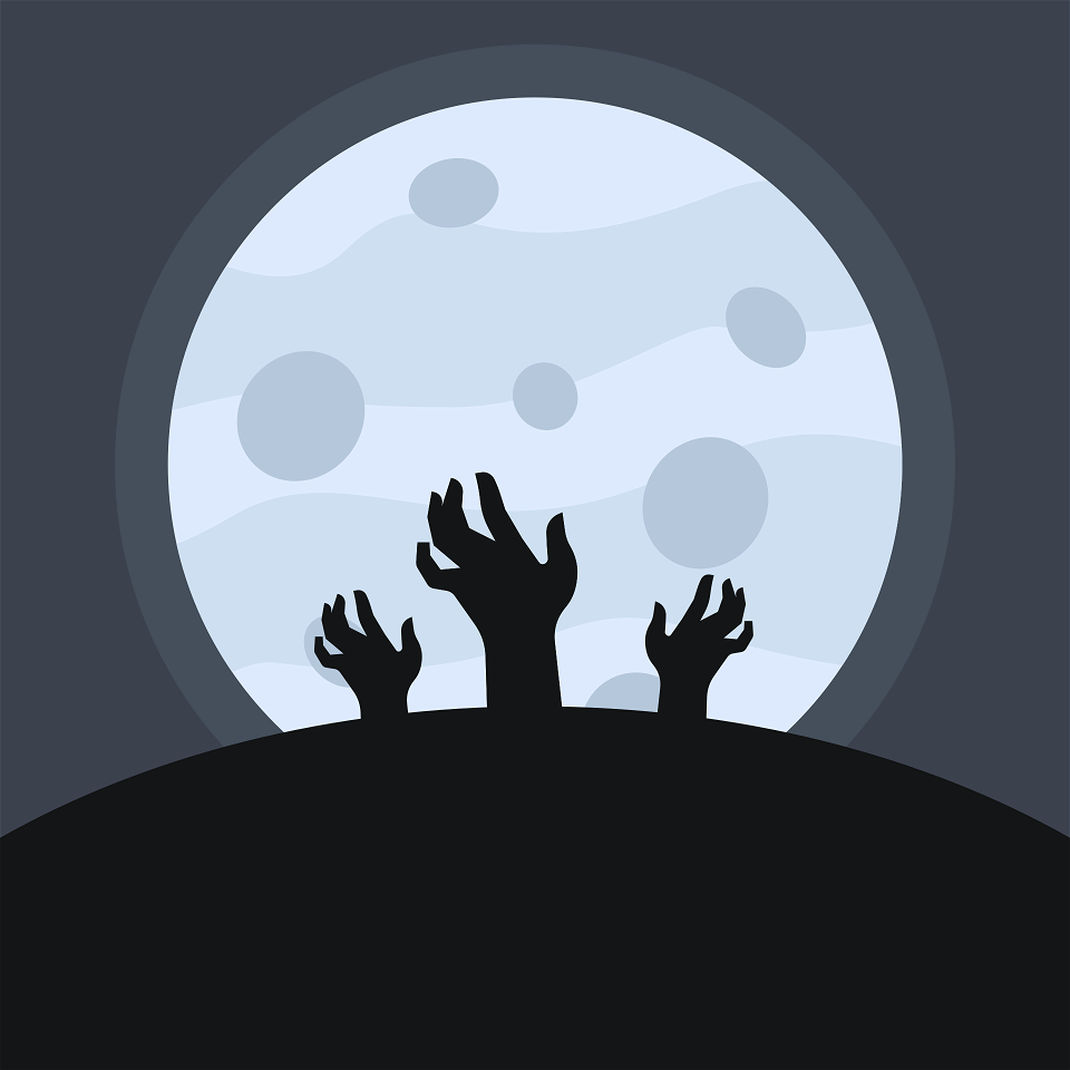 Hand of zombies
