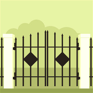 Iron gate