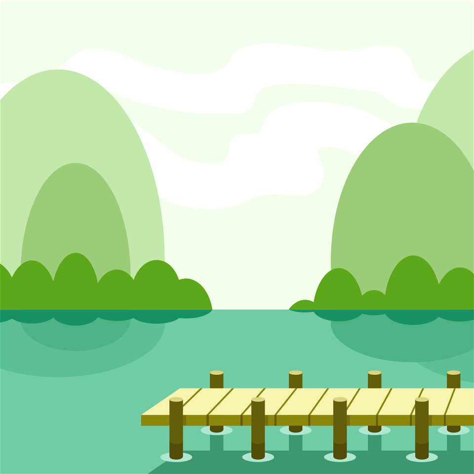 Lake pier
