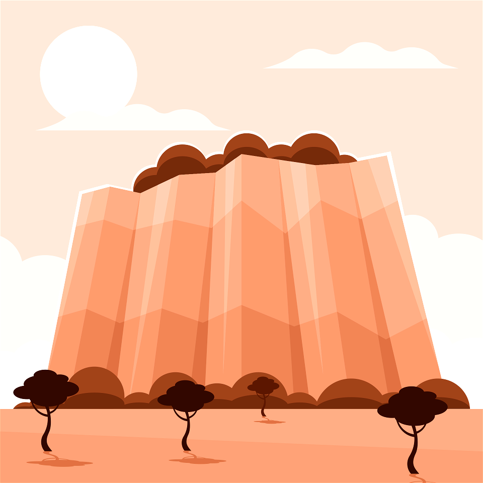 Landscape with mountain