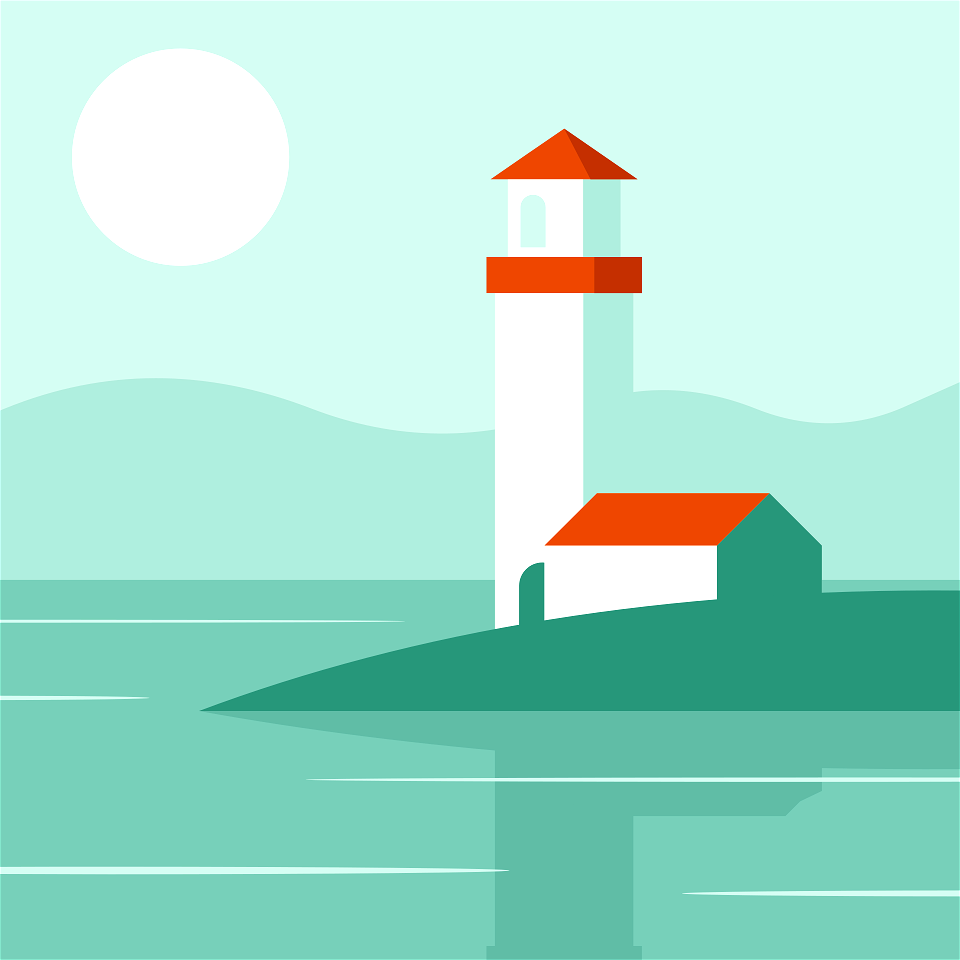 Lighthouse shore